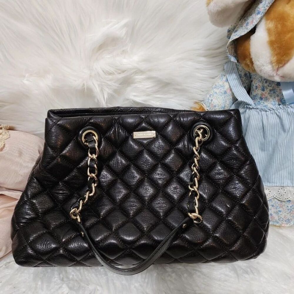 Kate Spade New York Maryanne Gold Coast Quilted Puffy Soft Cow Leather Bag